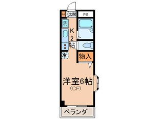 パティオ聖蹟の物件間取画像